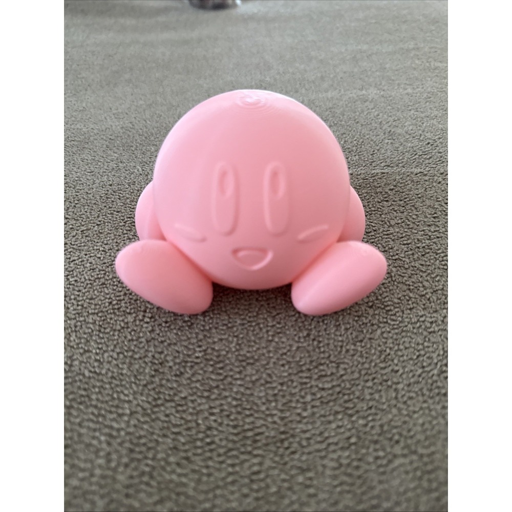 Nintendo Mega KIRBY Hard Plastic Toy Figure 2" (Lexi)